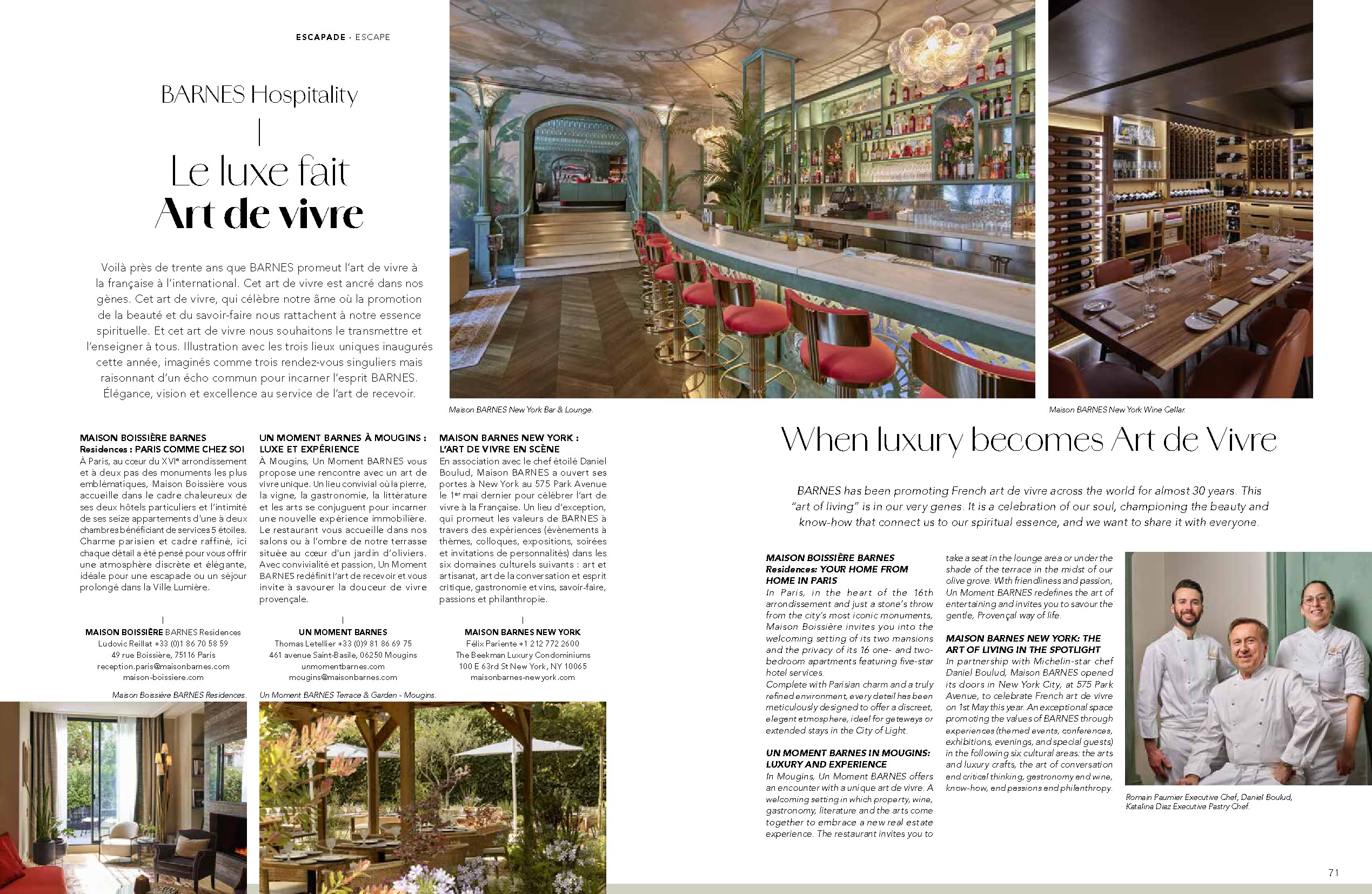 BARNES Hospitality — Luxury as Lifestyle