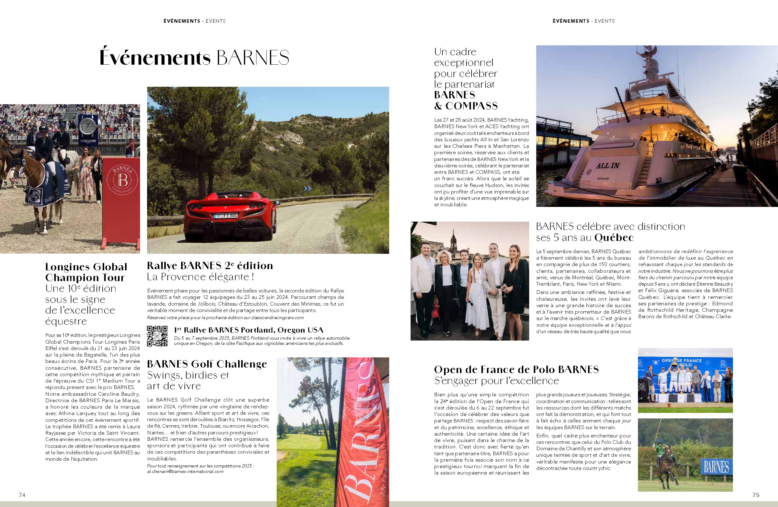 BARNES Events — Longines, Provence Rally, Golf, Polo & Pre-Loved Luxury Show