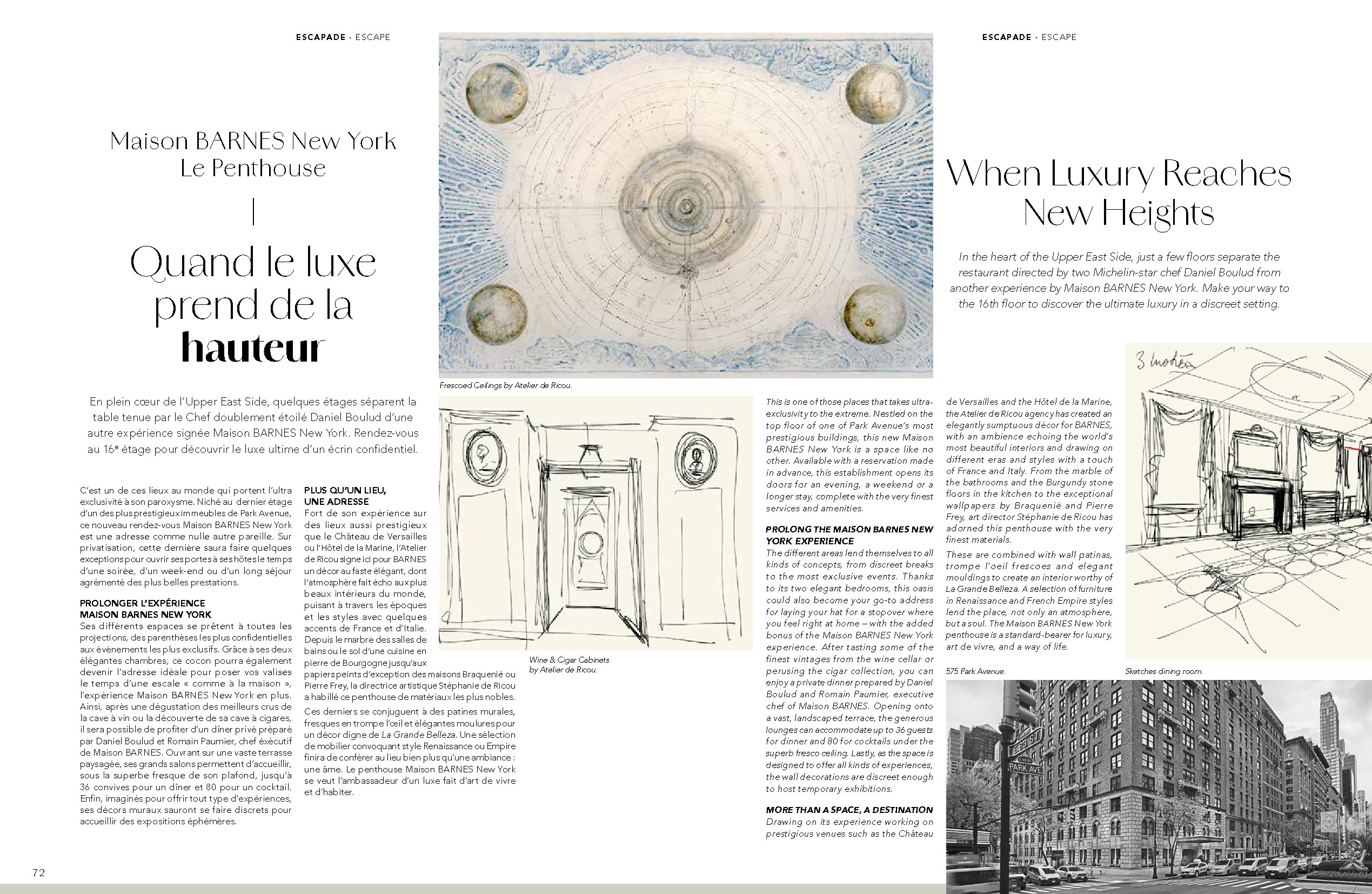 Maison BARNES New York — Le Penthouse par Stéphanie de Ricou
