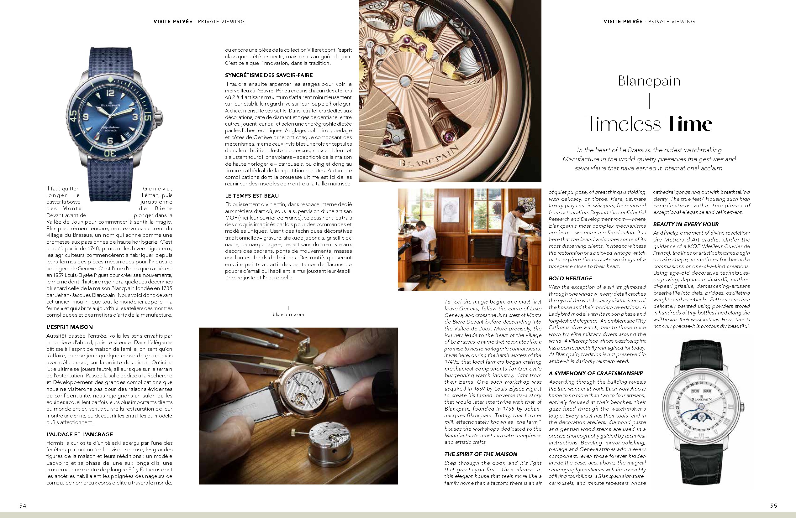 Blancpain — L'heure intemporelle