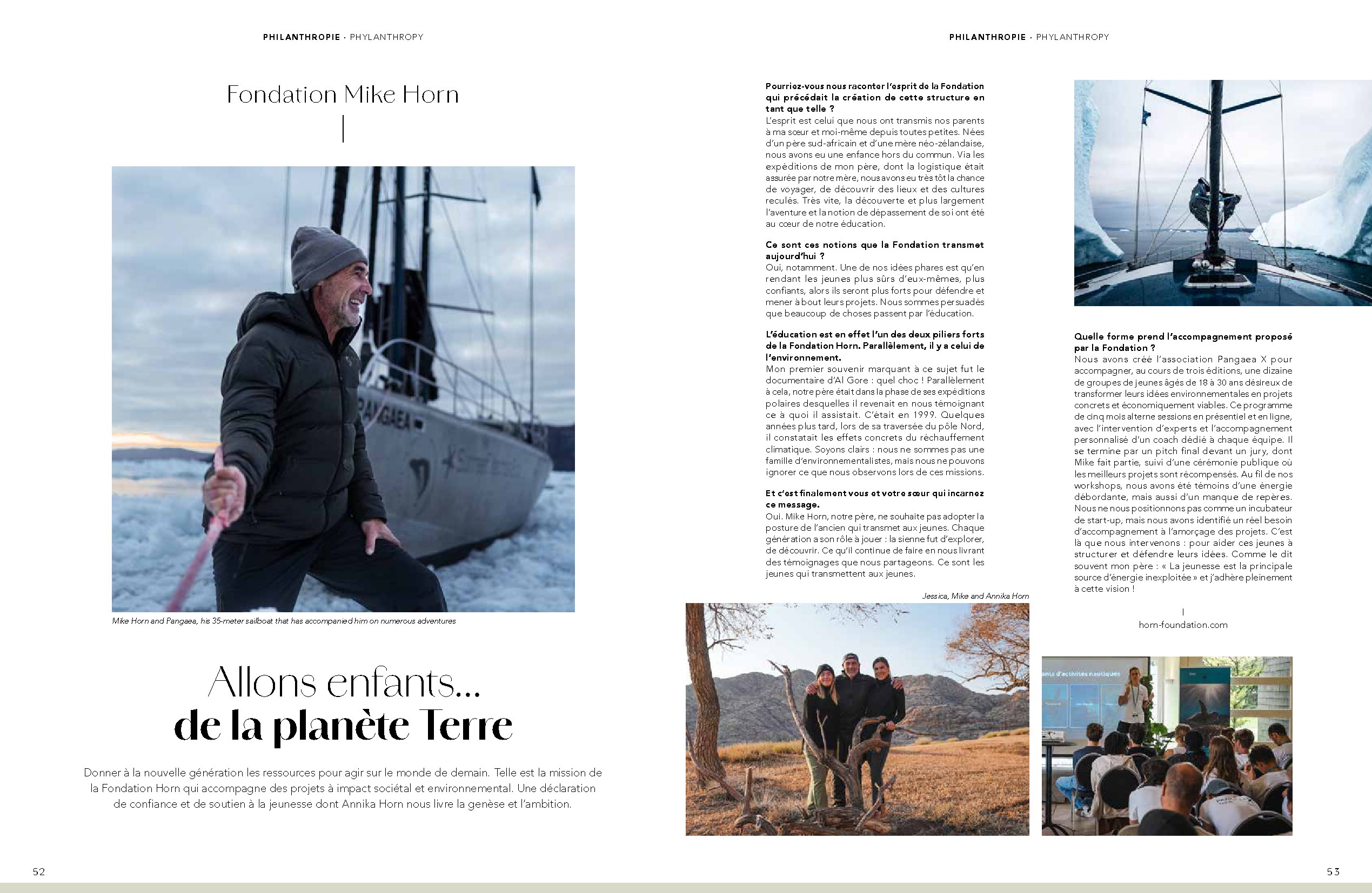 Mike Horn Foundation — Generation Earth