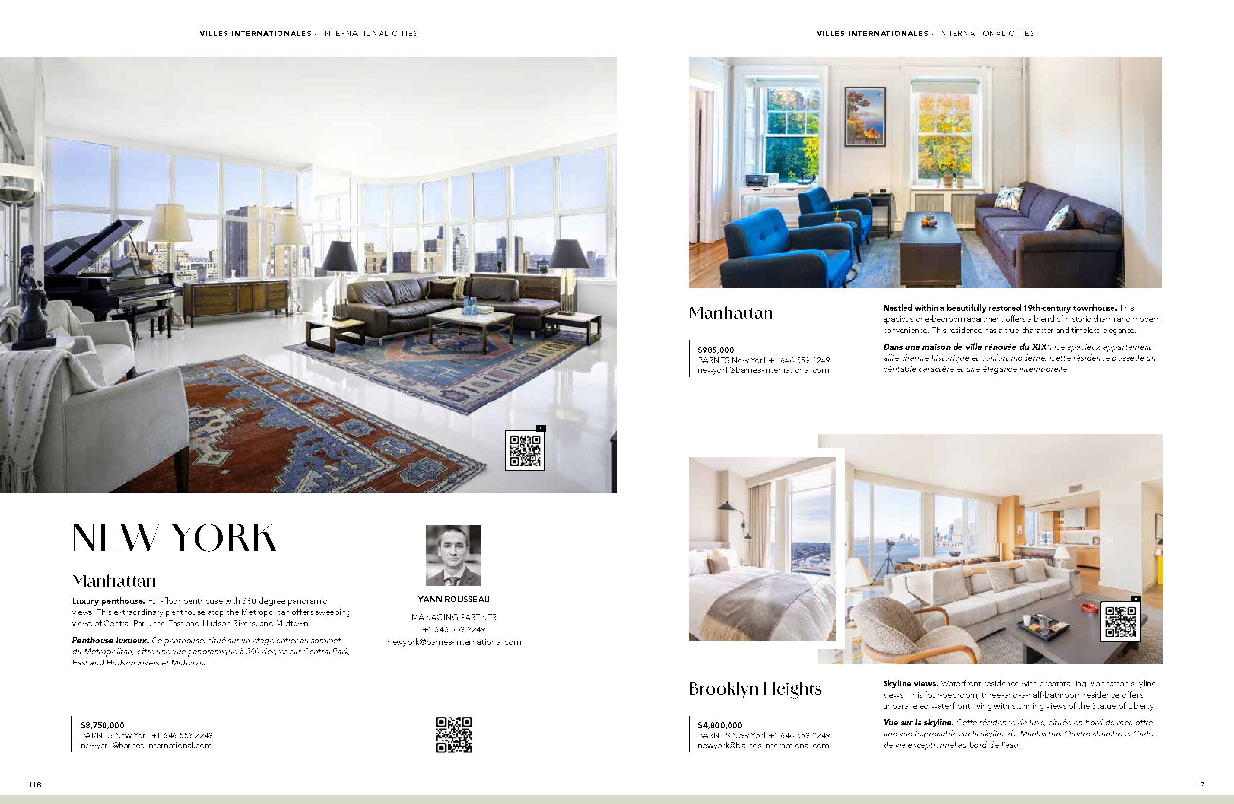 Penthouse — Vue panoramique 360°, Manhattan