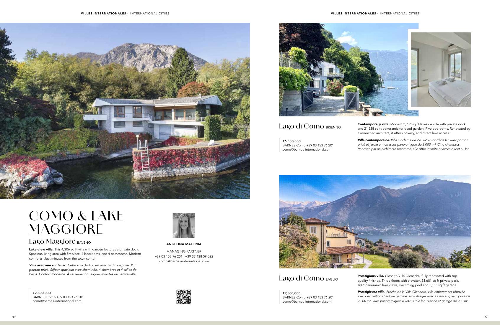 Villa contemporaine en bord de lac — Brienno