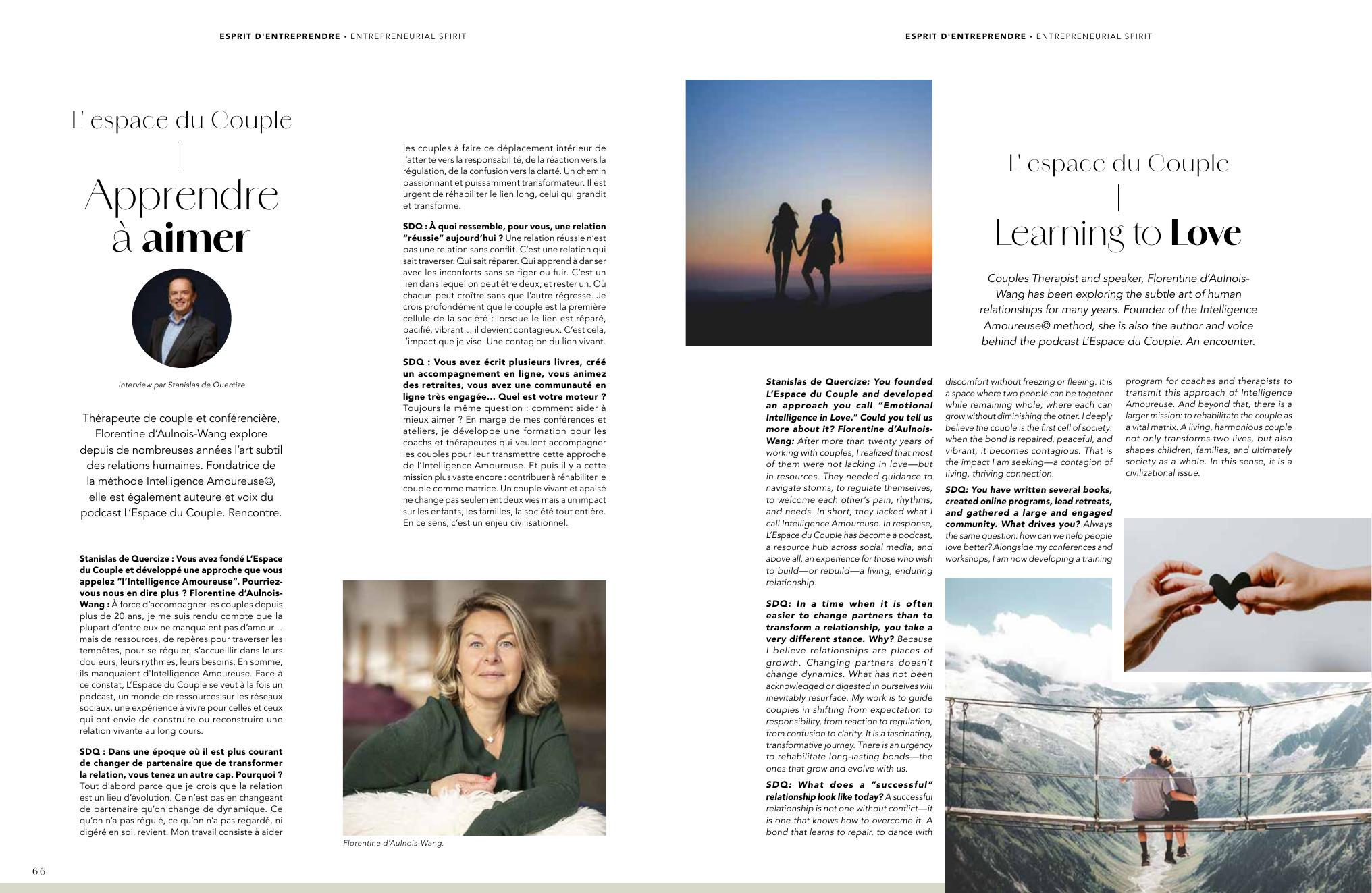 L'espace du Couple — Apprendre à aimer