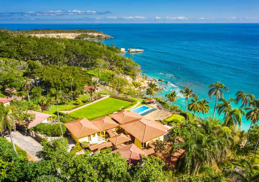 Oceanfront property.