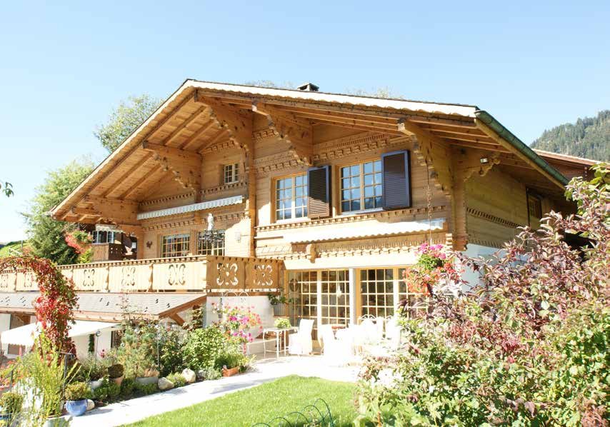 Elegant traditional chalet.