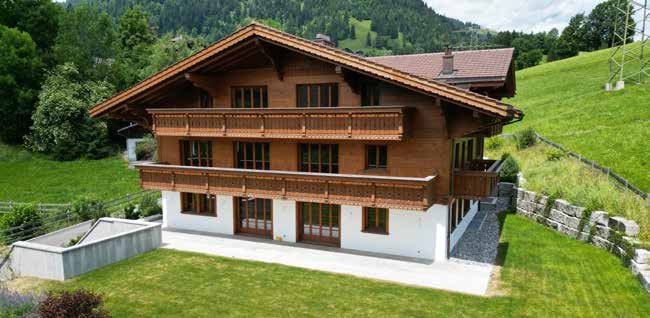 Louis Martin +41 26 925 85 85 Saanen, au sein d’un chalet neuf prestigieux.