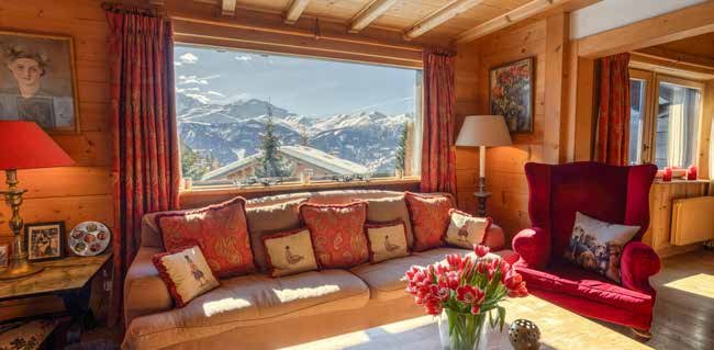 B B B Chalet familial avec vue panoramique sur les Alpes.