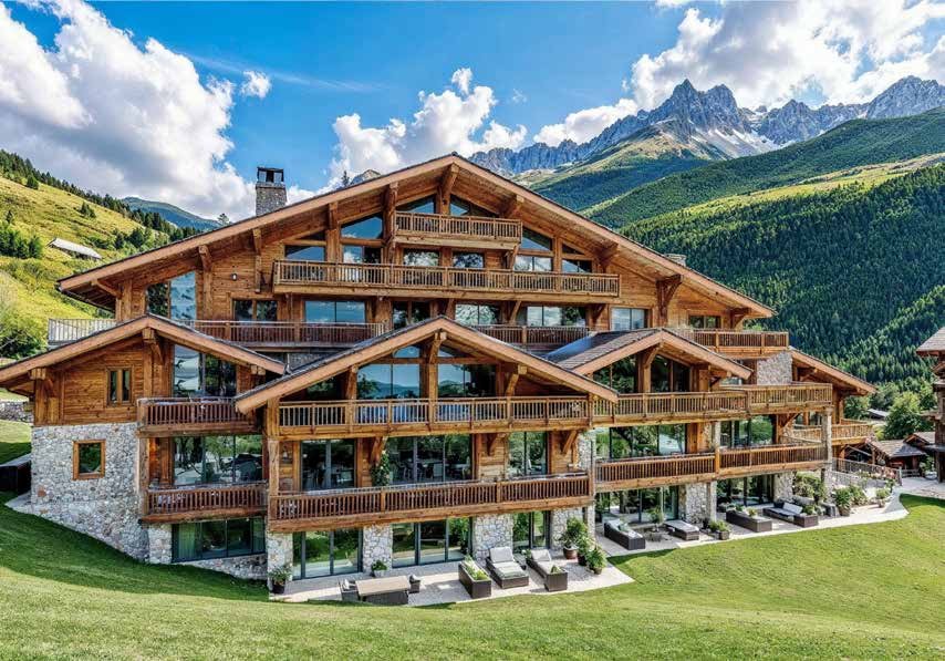 Méribel-Mottaret, penthouse ski in/out de 132 m² exposé plein sud situé face au Mont-Vallon.